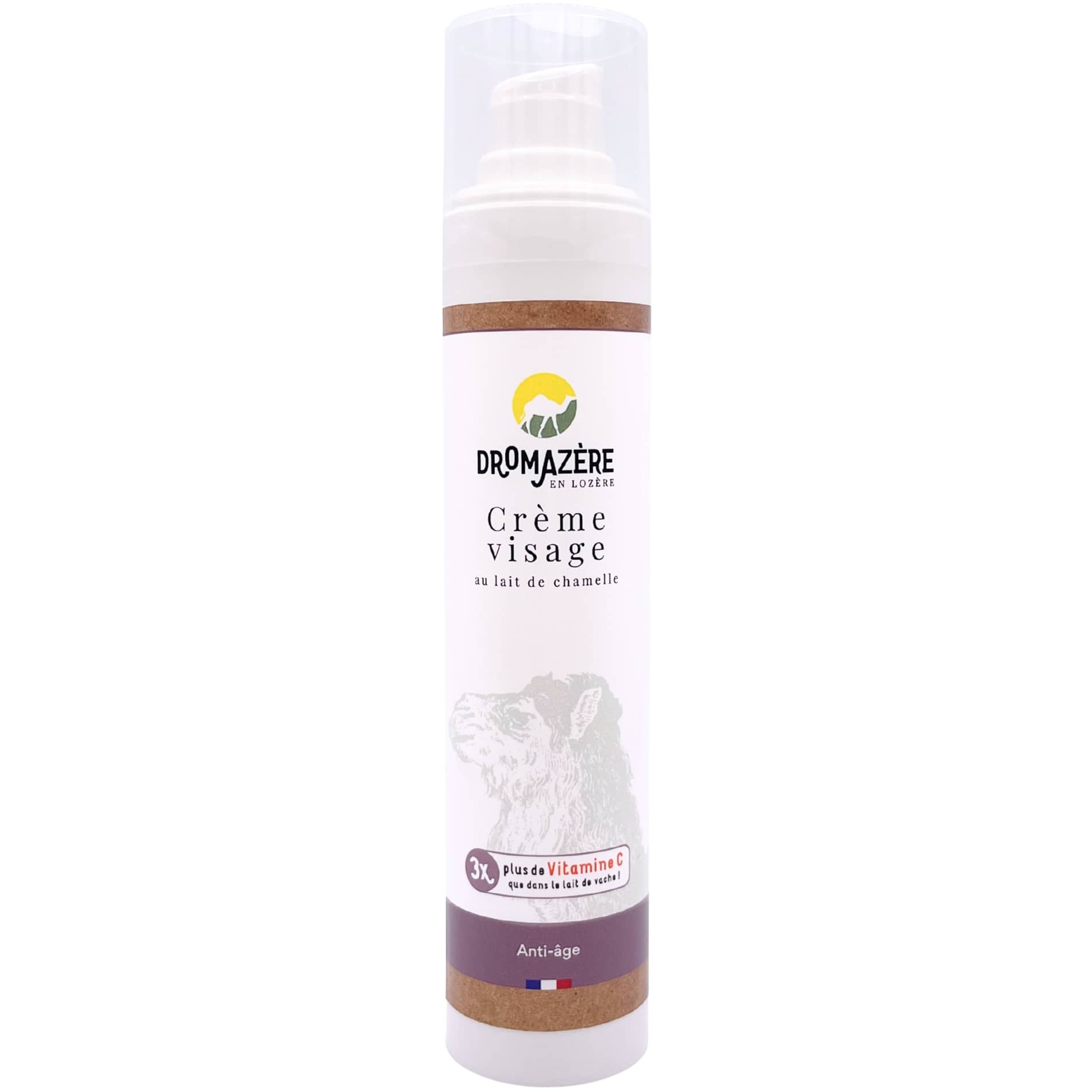 Crème visage au lait de chamelle 40 % – Figue